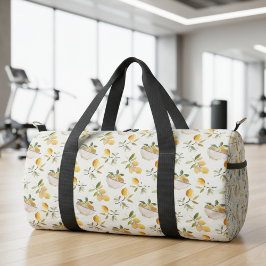 Bolso De Deporte Pequeño Patrón de limón de campo francés