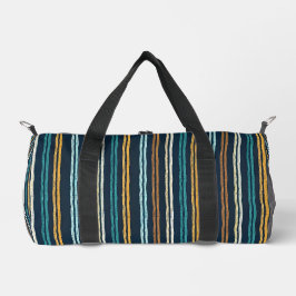 Bolso De Deporte Pequeño patrón de líneas verticales abstractas