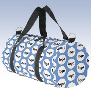 Bolso De Deporte Pequeño Patrón de logotipo de promoción de negocios Azul