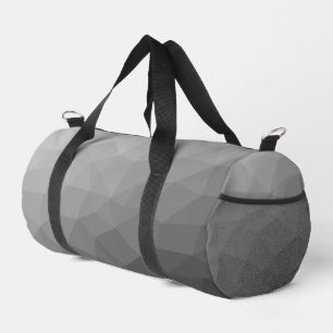 Bolso De Deporte Pequeño Patrón de malla geométrica con gradiente gris