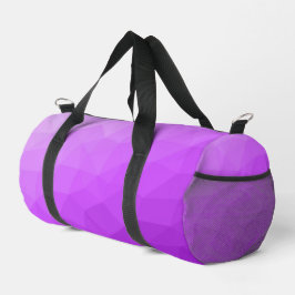 Bolso De Deporte Pequeño Patrón de malla geométrica con gradiente púrpura