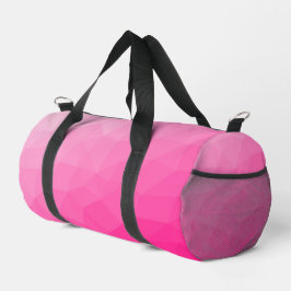 Bolso De Deporte Pequeño Patrón de malla geométrica con gradiente rosa cali