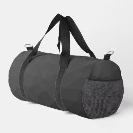 Bolso De Deporte Pequeño Patrón de malla geométrica de gradiente gris oscur