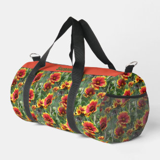Bolso De Deporte Pequeño Patrón de naturaleza de las flores de margarita co