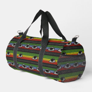 Bolso De Deporte Pequeño Patrón de ojos psicodélicos