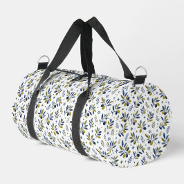 Bolso De Deporte Pequeño Patrón de olivo de estilo francés en acuarela verd