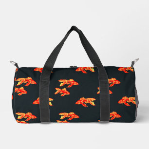 Bolso De Deporte Pequeño Patrón de pez dorado (rojo y amarillo)