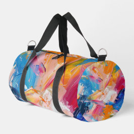 Bolso De Deporte Pequeño Patrón de pintura de expresionismo abstracto