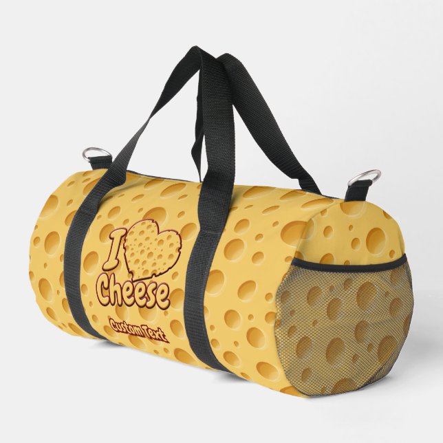 Bolso De Deporte Pequeño Patrón de queso suizo (Esquina derecha)