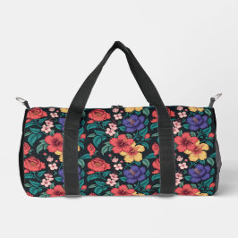 Bolso De Deporte Pequeño Patrón de repetición de flores silvestres