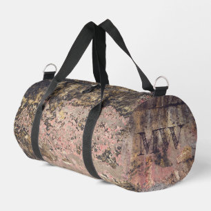 Bolso De Deporte Pequeño Patrón de ruinas marrones