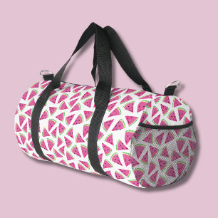 Bolso De Deporte Pequeño Patrón de sandía rosa