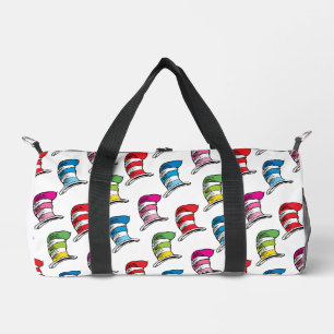 Bolso De Deporte Pequeño Patrón de sombrero colorido del gato en el sombrer