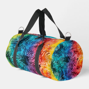 Bolso De Deporte Pequeño Patrón de teñido de arcoíris 