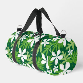 BOLSO DE DEPORTE PEQUEÑO PATRÓN DE TIARE EN VERDE