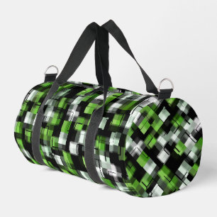 Bolso De Deporte Pequeño Patrón de trendy blanco verde