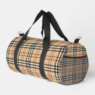 Bolso De Deporte Pequeño Patrón escocés de tartán