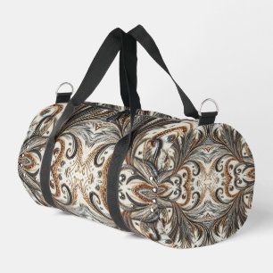Bolso De Deporte Pequeño Patrón floral brillante con piedra gemela