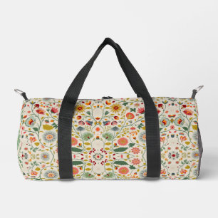 Bolso De Deporte Pequeño Patrón floral intrincado botánico