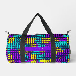 Bolso De Deporte Pequeño Patrón geométrico de ladrillos coloridos abstracto