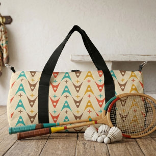 Bolso De Deporte Pequeño Patrón retro 60 vintage