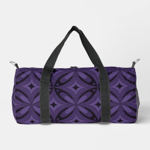 Bolso De Deporte Pequeño Patrón Retro de Color Púrpura Oscuro