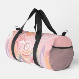 Bolso De Deporte Pequeño Patrón rosa de bonito