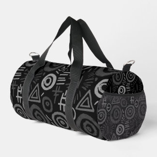 Bolso De Deporte Pequeño Patrón Tribal Afro Colorido Abstracto