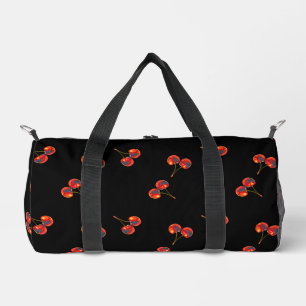 Bolso De Deporte Pequeño Patrón Vivid Cherry