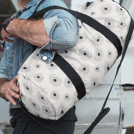 Bolso De Deporte Pequeño Patrones de Círculo Elegante
