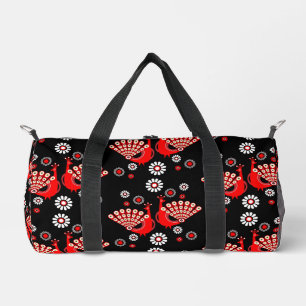 Bolso De Deporte Pequeño Peacock Art