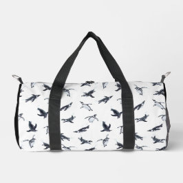 Bolso De Deporte Pequeño Penguin Flight Squad | Ocean Art Design