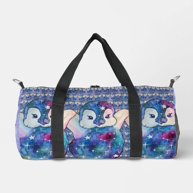 Bolso De Deporte Pequeño Penguin named Button (Anverso)