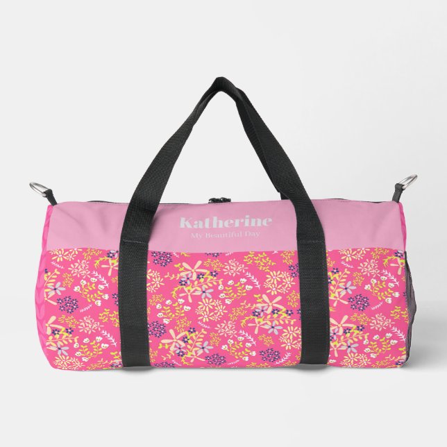 Bolso De Deporte Pequeño Pequeña flores de Bouquet (Anverso)