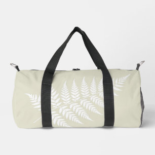 Bolso De Deporte Pequeño Pequeño Viaje Refinado Luz Verde Helecho Blanco