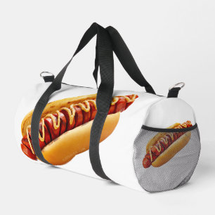 Bolso De Deporte Pequeño Perro caliente de SlipperyJoe's con vibra de BBQ d