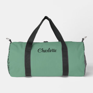 Bolso De Deporte Pequeño Perro traza un punto de polka blanco y negro en un
