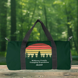 Bolso De Deporte Pequeño Personalizable de excursión por el Camping Green F