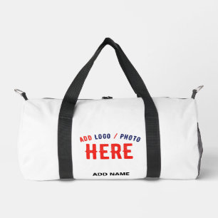 BOLSO DE DEPORTE PEQUEÑO PERSONALIZABLE MODERNO ESTILO BLANCO VERIFICADO MA