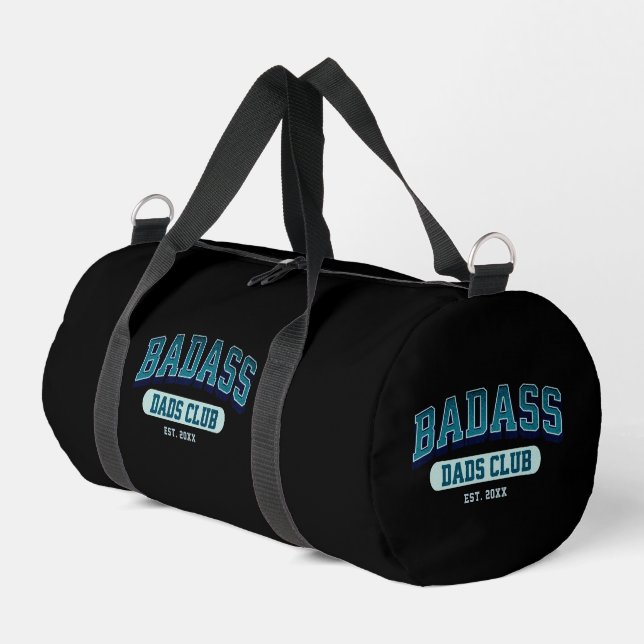 Bolso De Deporte Pequeño Personalizado Badass Dad Club Retro Guay Trendy Fu (Esquina izquierda)