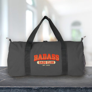 Bolso De Deporte Pequeño Personalizado Badass Dad Club Retro Guay Trendy Fu