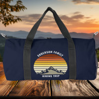 Personalizado Mountain Sunset Navy Senderismo Azul
