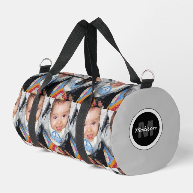Bolso De Deporte Pequeño Personalizar Patrón de fotos de su personalizado M (Esquina izquierda)