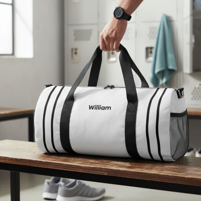 Bolso De Deporte Pequeño Personalized Canvas Duffel Bag - Custom Name  (Subido por el creador)