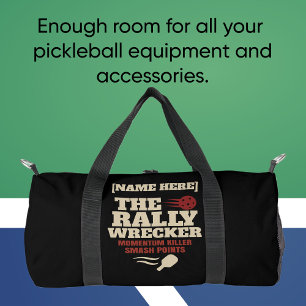 Bolso De Deporte Pequeño Pickleball Nombre Personalizado EL DEMOLEDOR DE RA