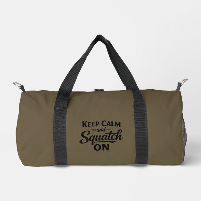 Bolso De Deporte Pequeño Pie Grande Sasquatch (Anverso)