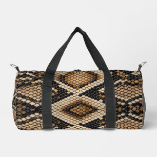 Bolso De Deporte Pequeño Piel de Serpiente