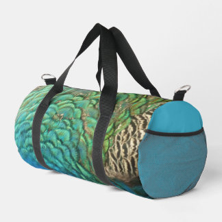 Bolso De Deporte Pequeño Pies de pavo real en colorido Resumen Diseño de la