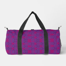 Bolso De Deporte Pequeño Pink retro geometric pattern 