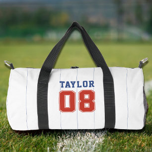 Bolso De Deporte Pequeño Pinstripe deportiva de béisbol Softball